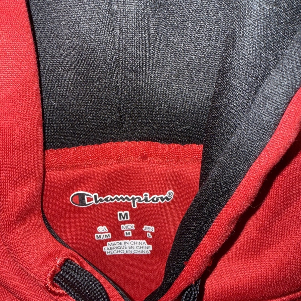 Men's Georgia Bulldogs Red Hoodie Embroidered Size Medium S8 - Picture 3 of 7